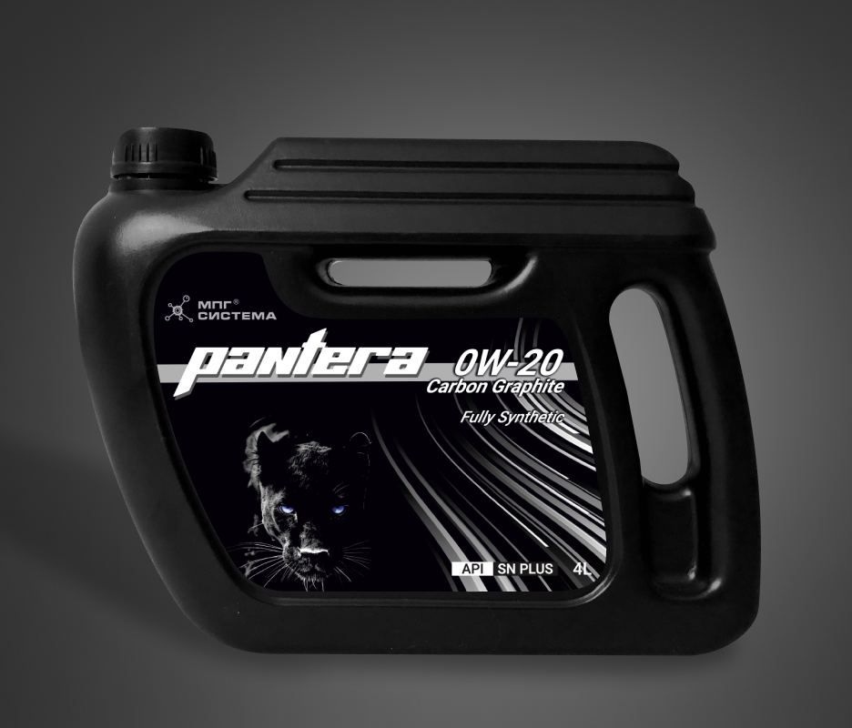 Масло бензиновое PANTERA 0W-20 Carbon – Grafit, 4л