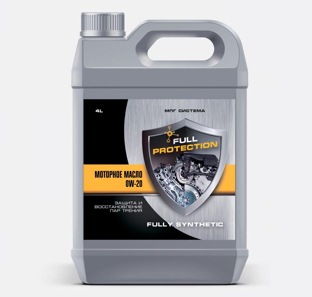 Синтетическое моторное масло FULL PROTECTION SAE 0W-20, ILSAC GF-5 , 4л
